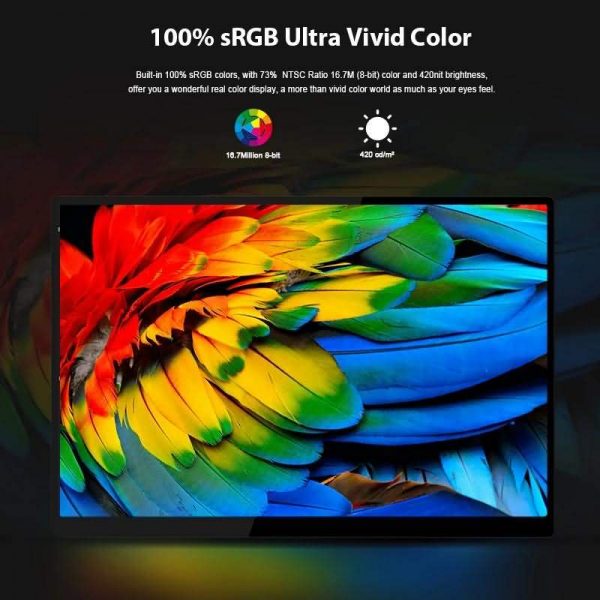 ZEUSLAP Z10T Touch Monitor 10.5inch 420nits 1920*1280P FHD IPS Screen - image 2